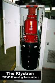 The old Klystron from the WTVP analog Transmitter