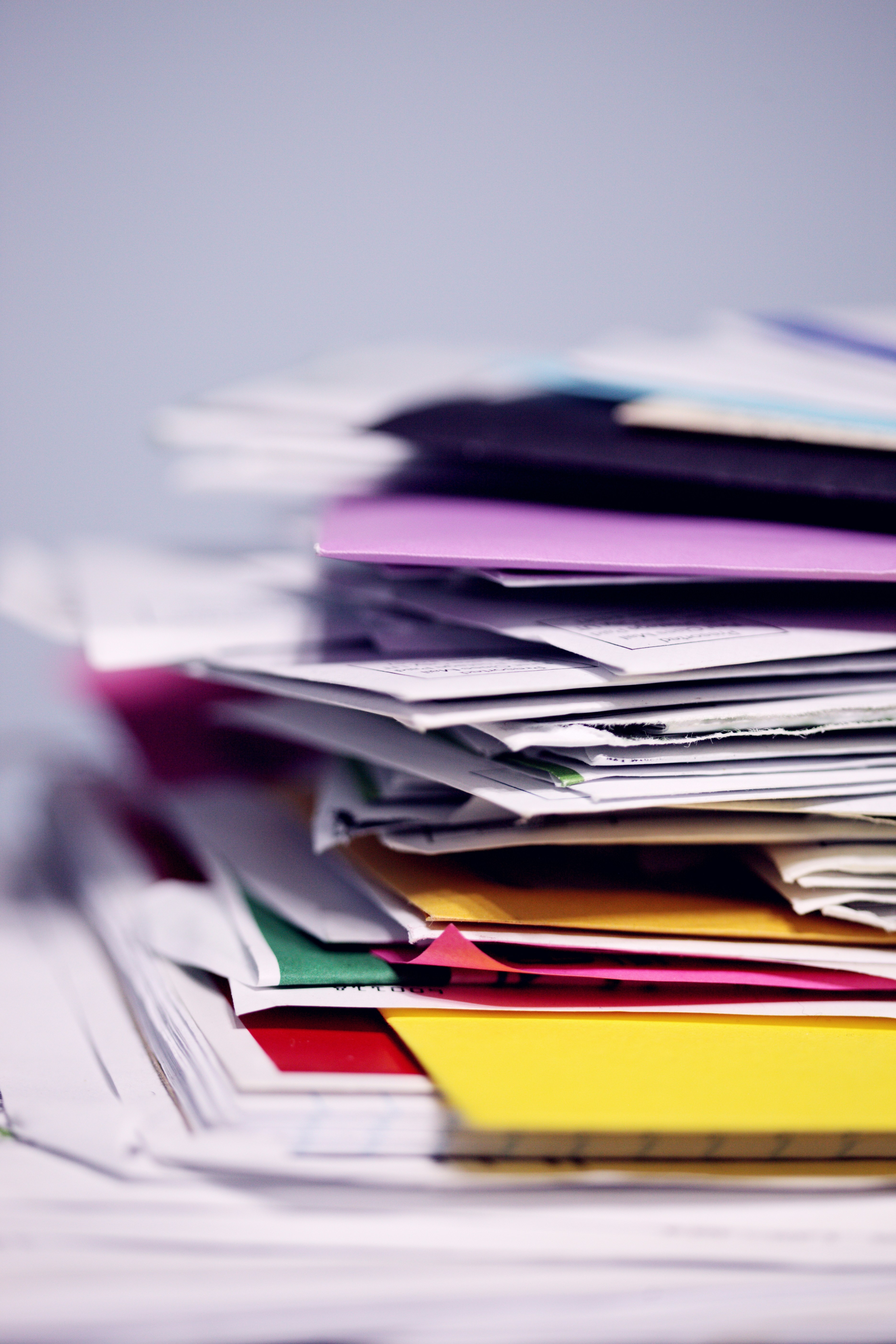Stacks of papers