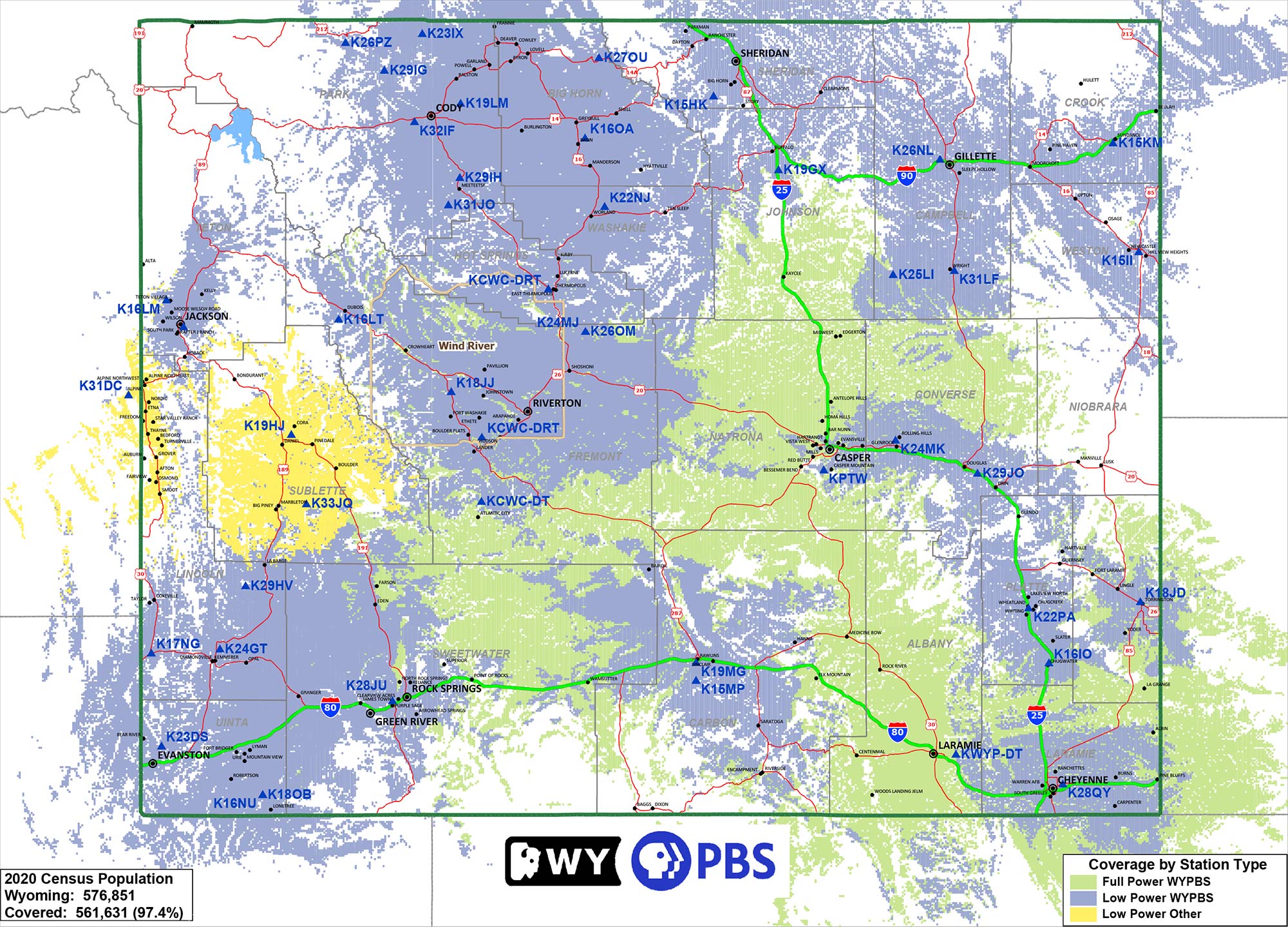 WY PBS Coverage Mapp