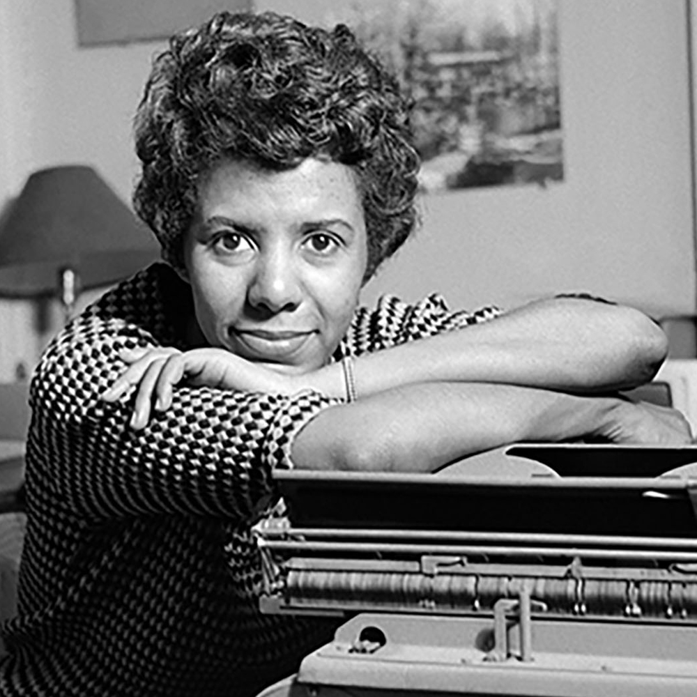 Lorraine Hansberry, the playwright, journalist, and activists