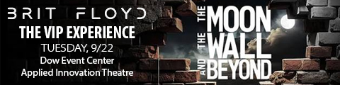 Brit Floyd: The Moon, The Wall and Beyond - The VIP Experience. Tuesday, 9/22 - Dow Event Center - Applied Innovation Theatre