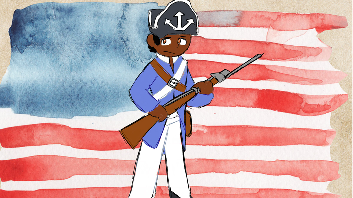 Student project infographic: African Americans During the Revolution.