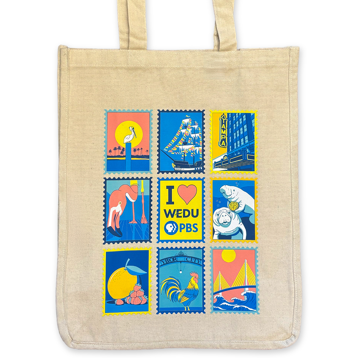 Mr. Jame Canvas Tote Bag