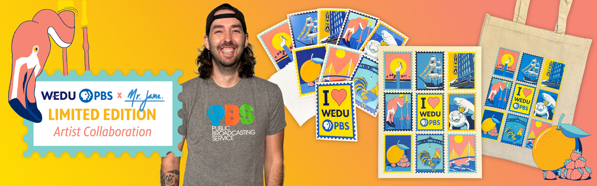 Support WEDU PBS - Mr. Jame