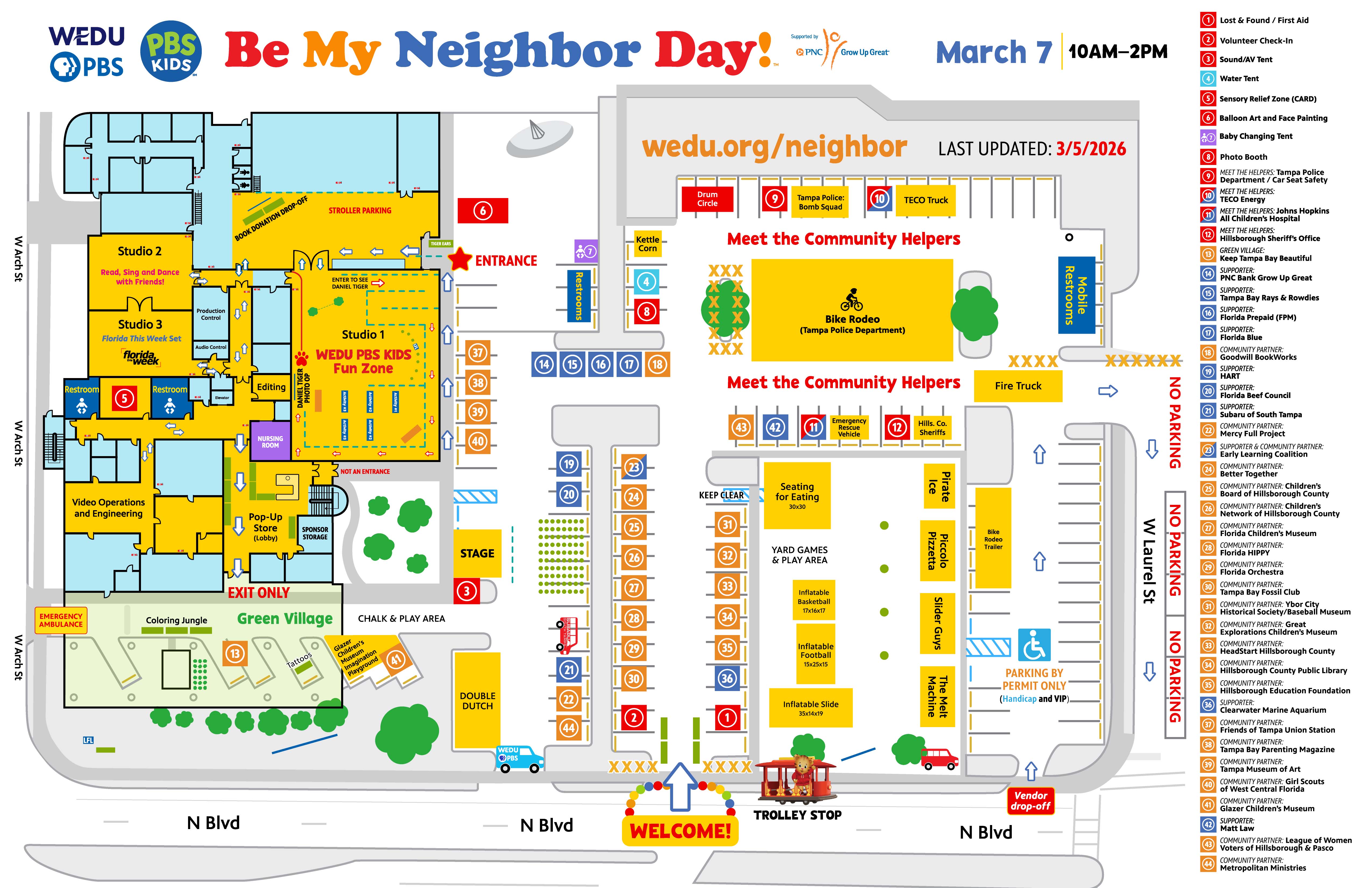 Event Map | Be My Neighbor Day