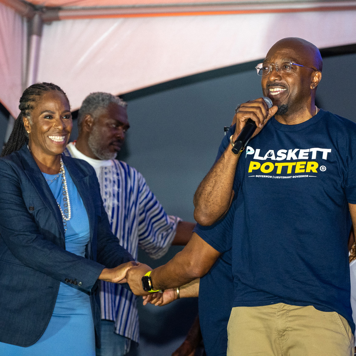 Stacey Plaskett and Potter