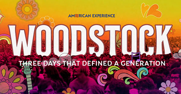 Program Logo, American Experience, Woodstock, three days that defined a generation.