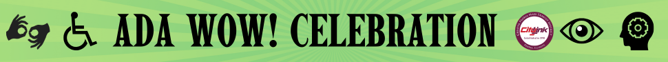 An advertisement with the text 'ADA WOW! CELEBRATION' and the CityLink Logo